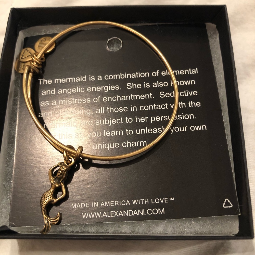 Alex and Ani gold Mermaid bracelet